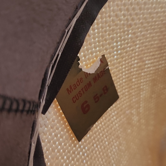 Vintage Artel cowboy hat. Size 6 (5-8) - Picture 8 of 9